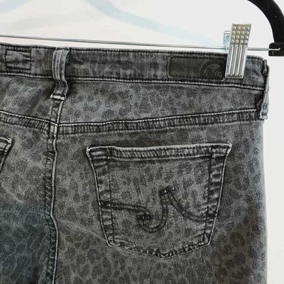 Adriano Goldschmied Animal Print Jegging Jeans The Legging Ankle Leopard sz 29 - Picture 5 of 12